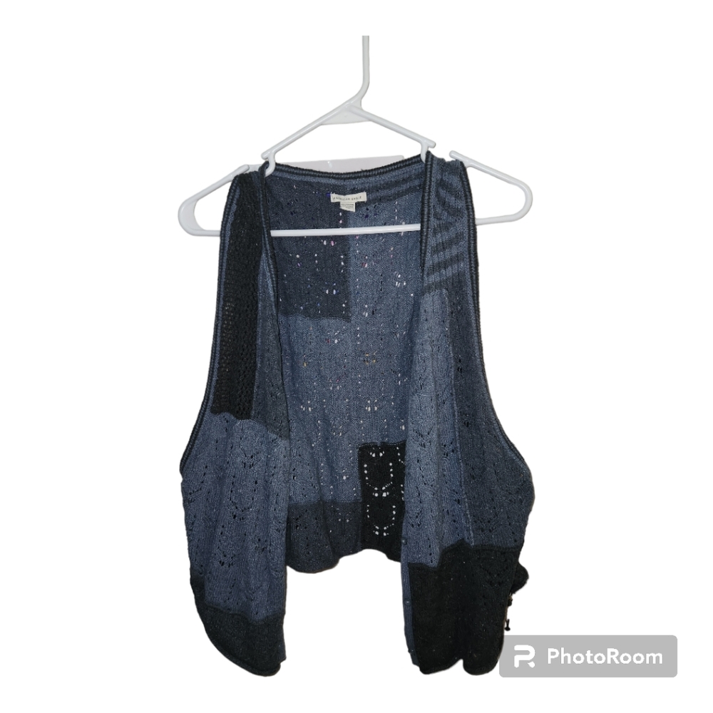 American Eagle Patchwork Vest